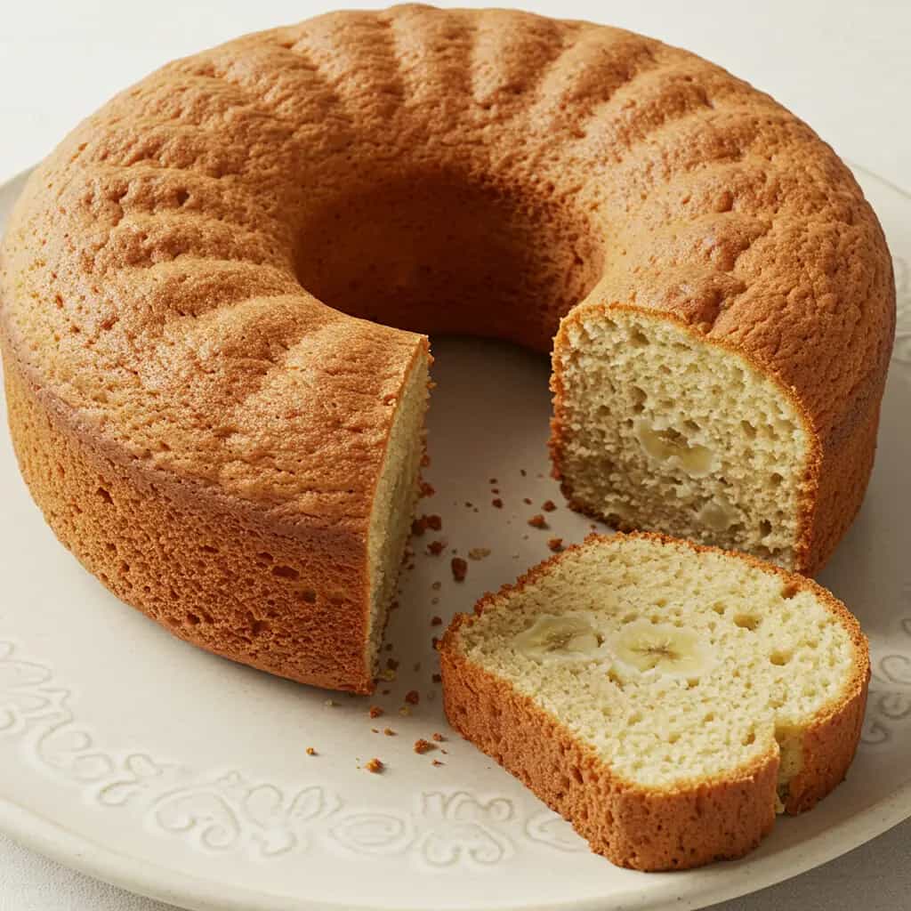 Bolo Integral de Aveia e Banana