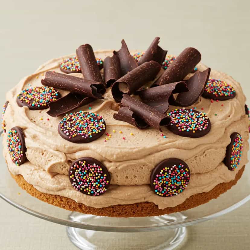 Foto deliciosa de Bolo Mousse de Chocolate e Beijinho pronta para servir - Bolos & Cupcakes