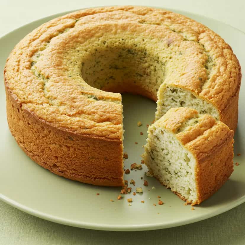 Foto deliciosa de Bolo Salgado de Queijo e Cebola pronta para servir - Lanches de Padaria