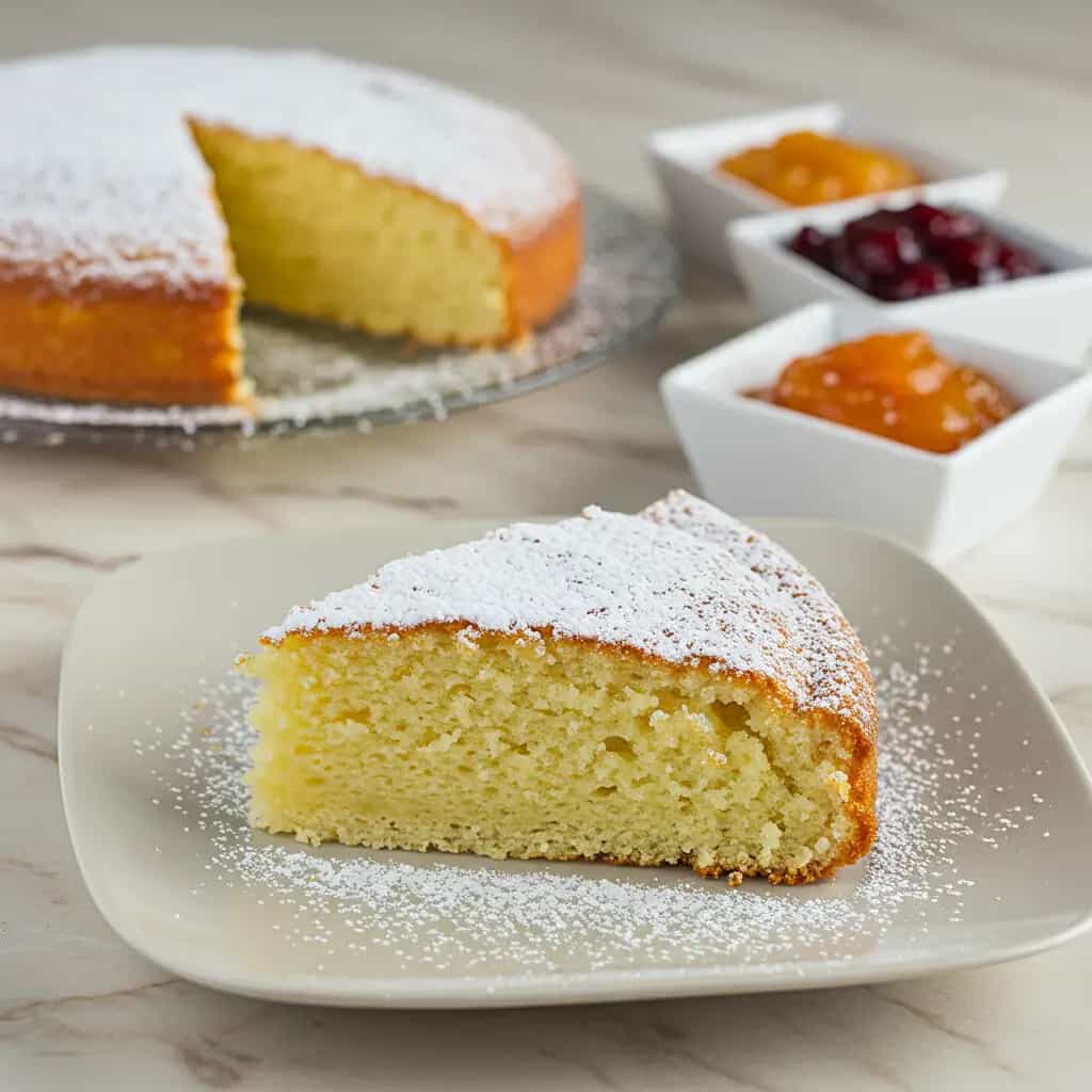 Bolo Simples de Baunilha