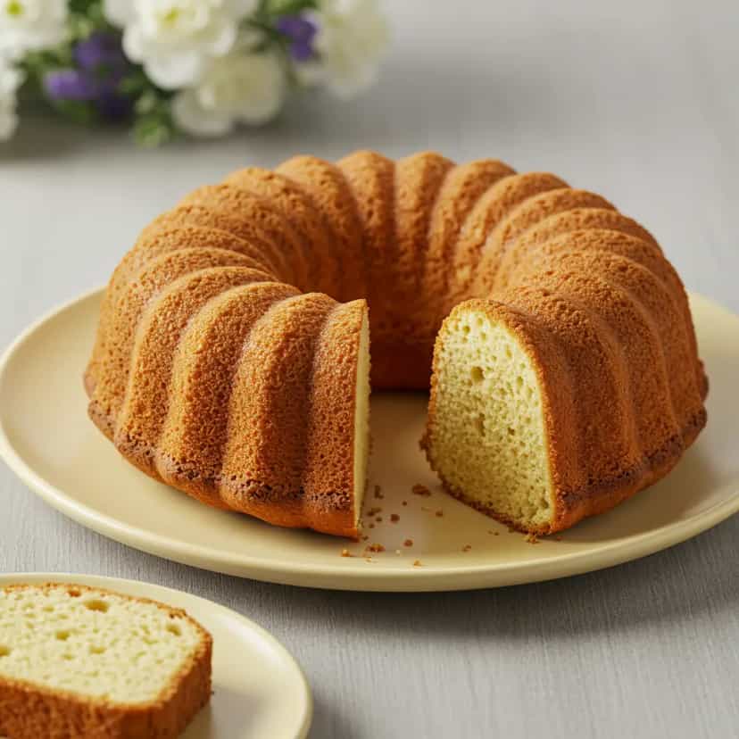 Foto deliciosa de Bolo Simples de Laranja e Uva Passa (sem ovos e açúcar) pronta para servir - Bolos & Cupcakes