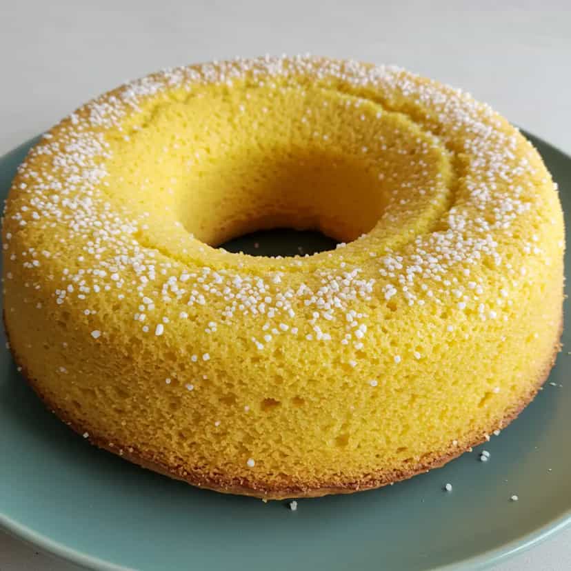 Foto deliciosa de Bolo Simples sem Fermento pronta para servir - Bolos & Cupcakes