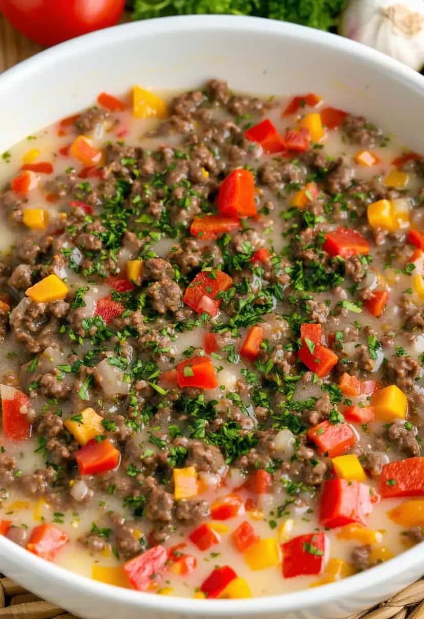 Foto deliciosa de Bowl Proteico de Carne Moída e Creme pronta para servir - Bowls & Noodles