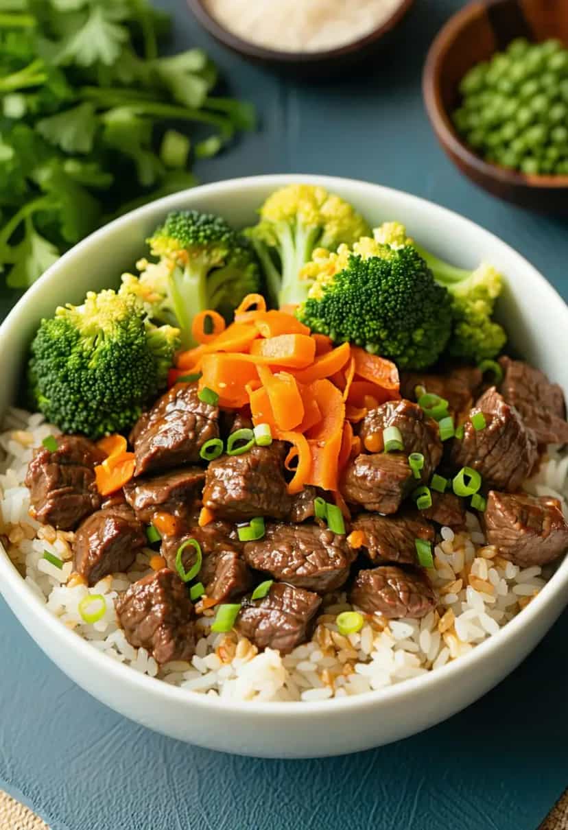 Foto deliciosa de Bowl Proteico de Miolo de Alcatra pronta para servir - Bowls & Noodles