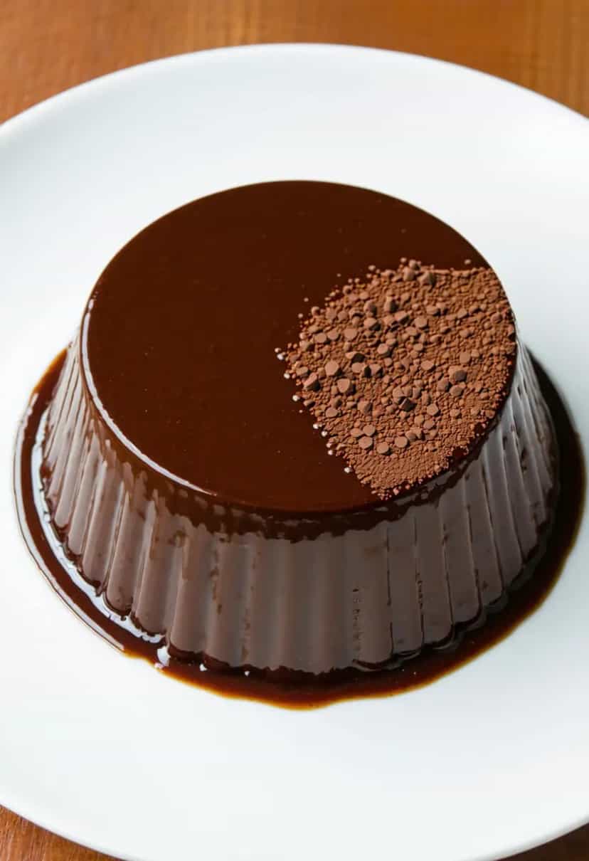 Foto deliciosa de Brigadeirão de Café pronta para servir - Pudins & Cremes