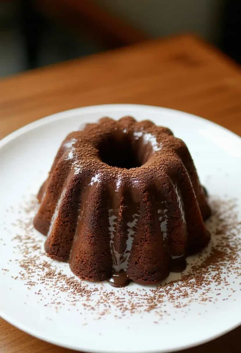 Foto deliciosa de Brigadeirão de Chocolate pronta para servir - Pudins & Cremes