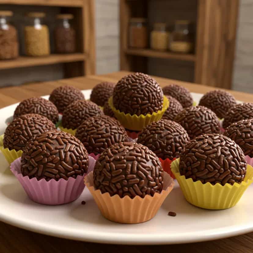 Foto deliciosa de Brigadeiro pronta para servir - Outras Receitas