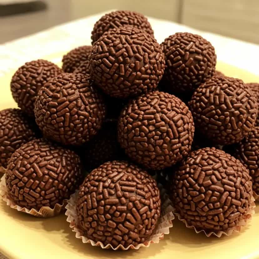 Foto deliciosa de Brigadeiro de Microondas: Rápido e Delicioso pronta para servir - Sem Assar