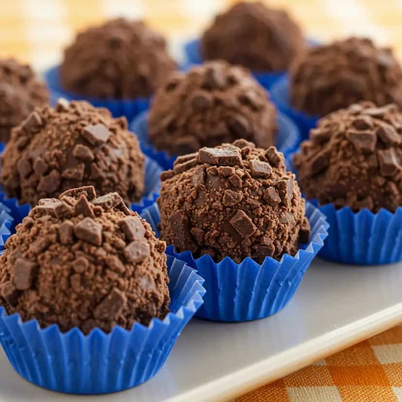 Foto deliciosa de Brigadeiro de Oreo: irresistível e fácil pronta para servir - Pudins & Cremes