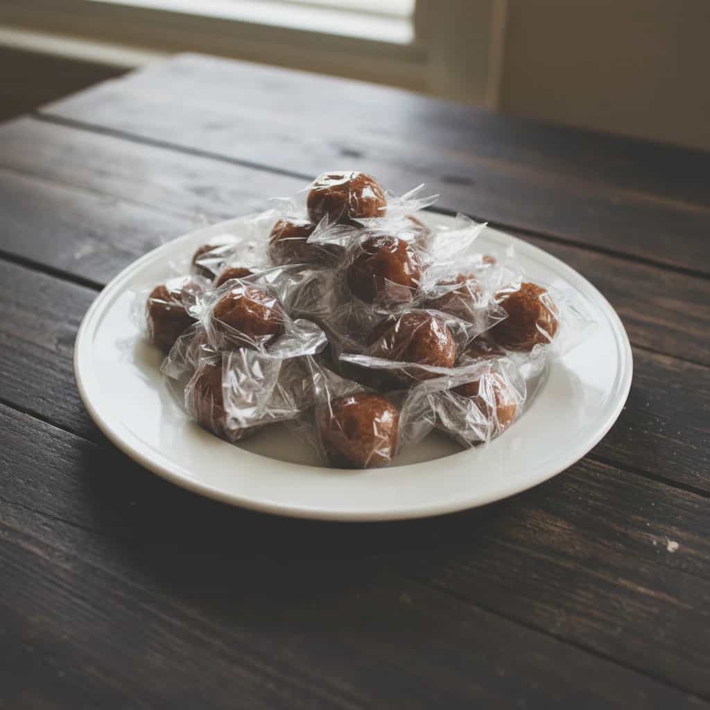Brigadeiros Caramelizados com Biscoito Maisena