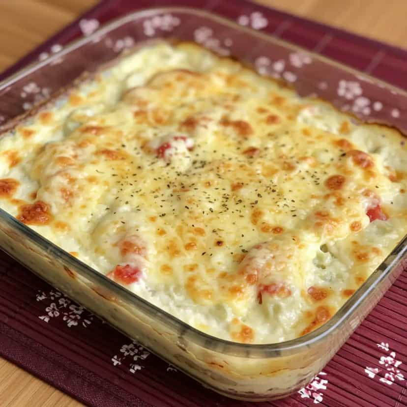 Foto deliciosa de Brócolis Gratinado Cremoso pronta para servir - Almoço & Jantar