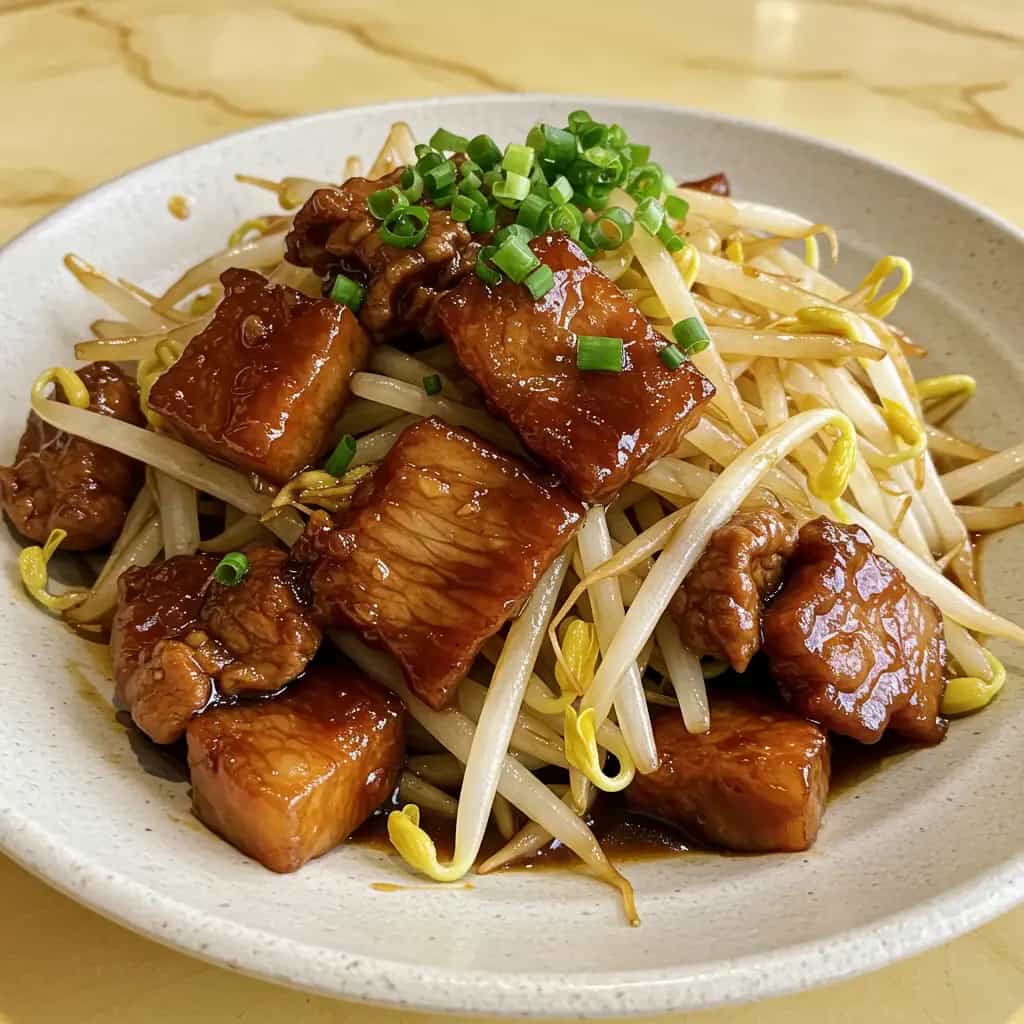 Broto de Feijão com Molho de Soja