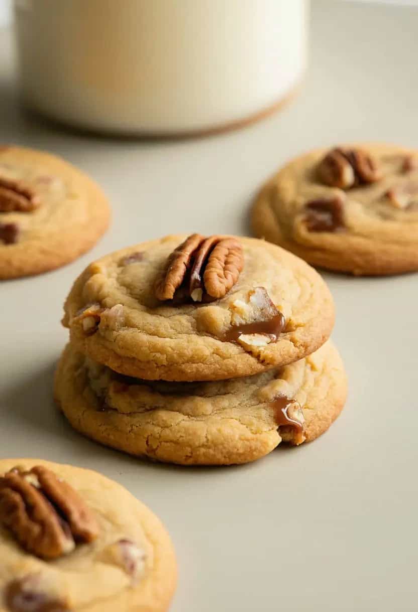 Biscoitos de Nozes com Manteiga Melada