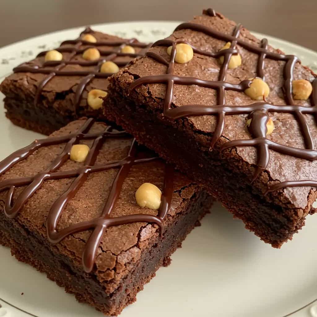 Brownie de Chocolate Meio Amargo com Nozes