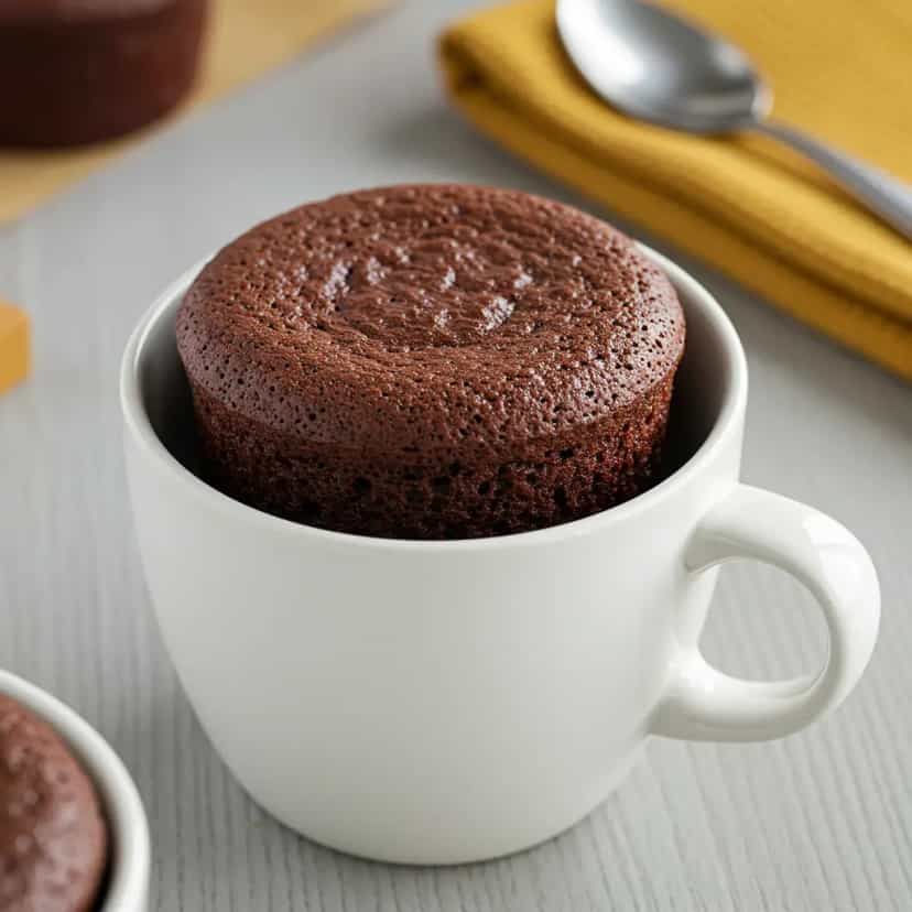 Foto deliciosa de Brownie de Microondas Rápido pronta para servir - Brownies & Cookies