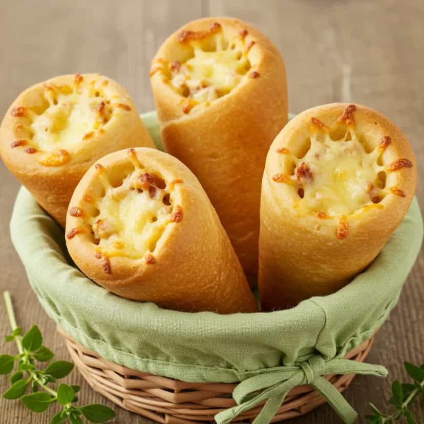 Foto deliciosa de Buraco Quente de Carne Moída pronta para servir - Lanches de Padaria