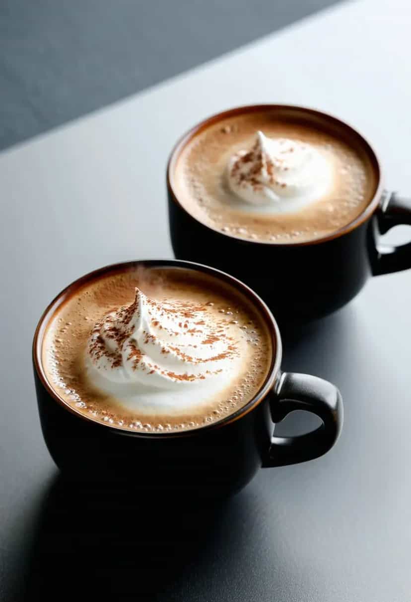 Foto deliciosa de Café com Chantilly Proteico pronta para servir - Bebidas Quentes