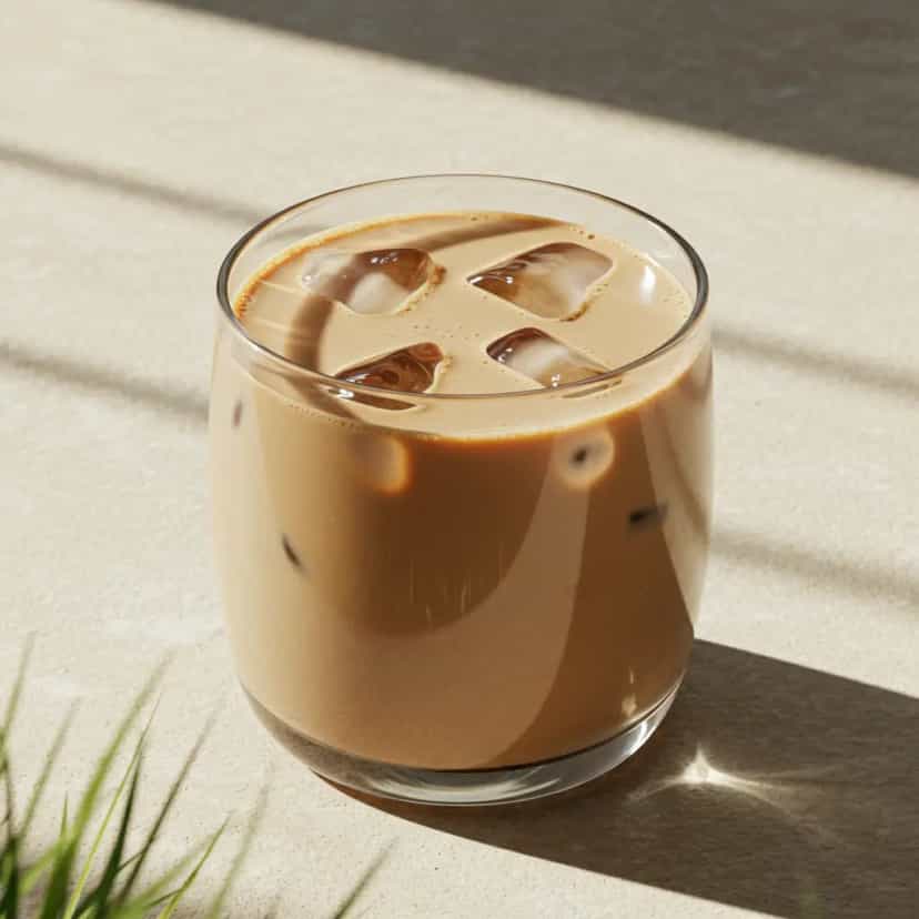 Foto deliciosa de Café Gelado Cremoso pronta para servir - Milkshakes