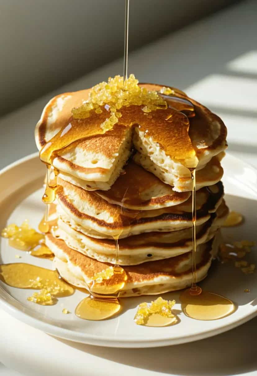 Foto deliciosa de Calda de Limão para Panquecas pronta para servir - Panquecas & Waffles