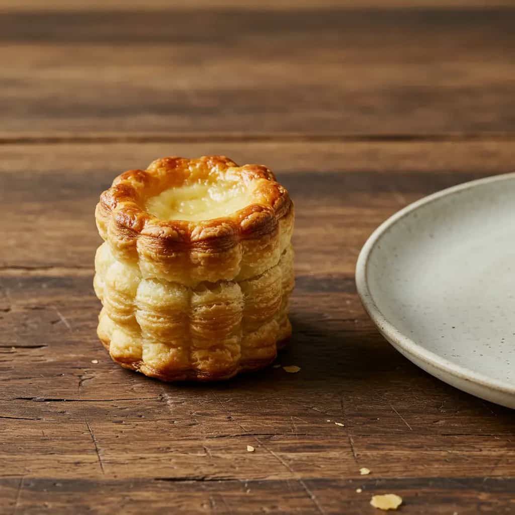 Caldeirada de frutos do mar em panelinha folhada