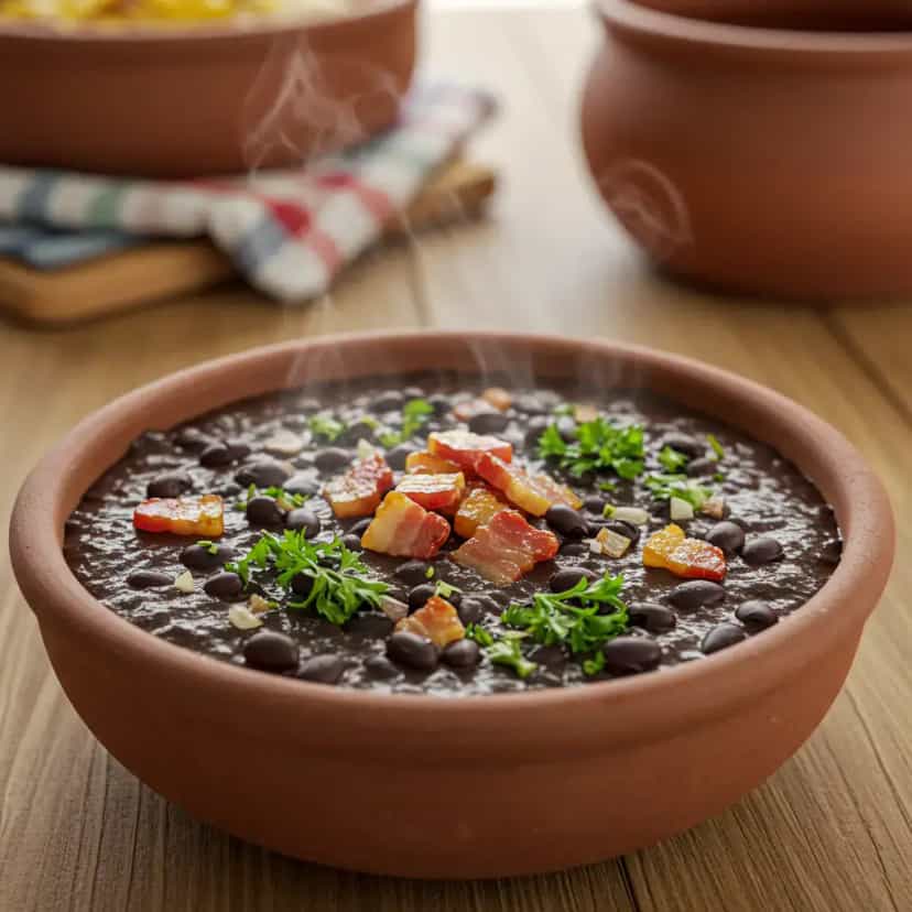 Foto deliciosa de Caldo de Feijão pronta para servir - Sopas & Caldos
