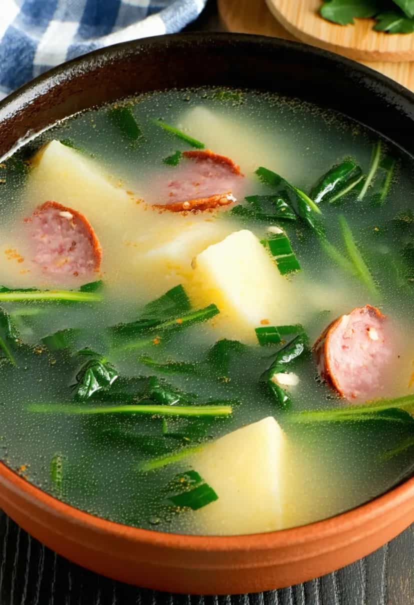 Foto deliciosa de Caldo Verde pronta para servir - Sopas & Caldos