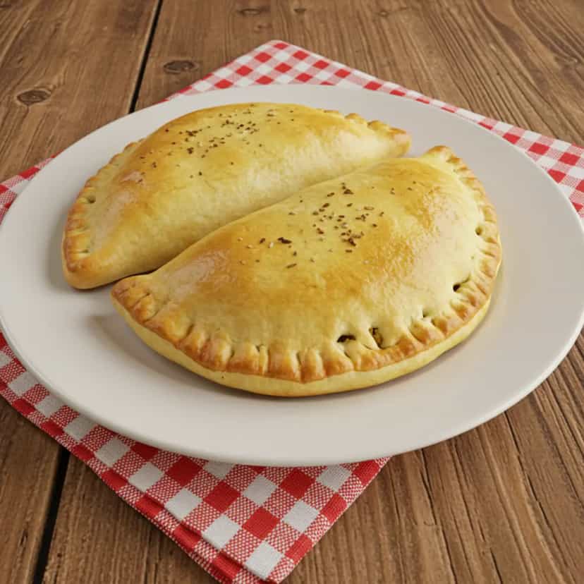Foto deliciosa de Calzones Recheados pronta para servir - Massas & Macarrão