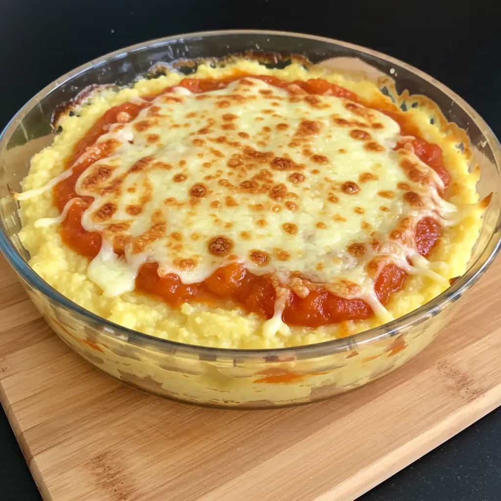 Camarões ao Molho de Tomate com Purê de Aipim