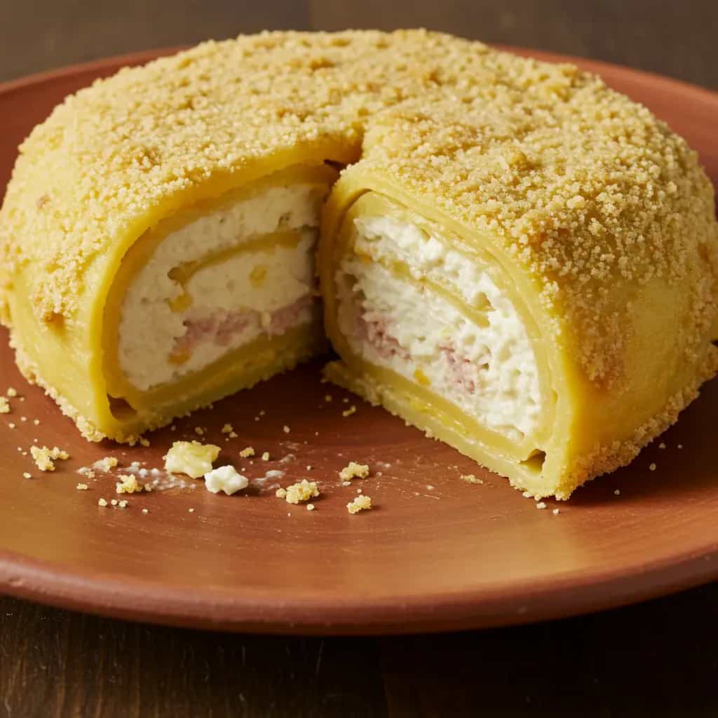 Canelones de Frango ao Molho Cremoso