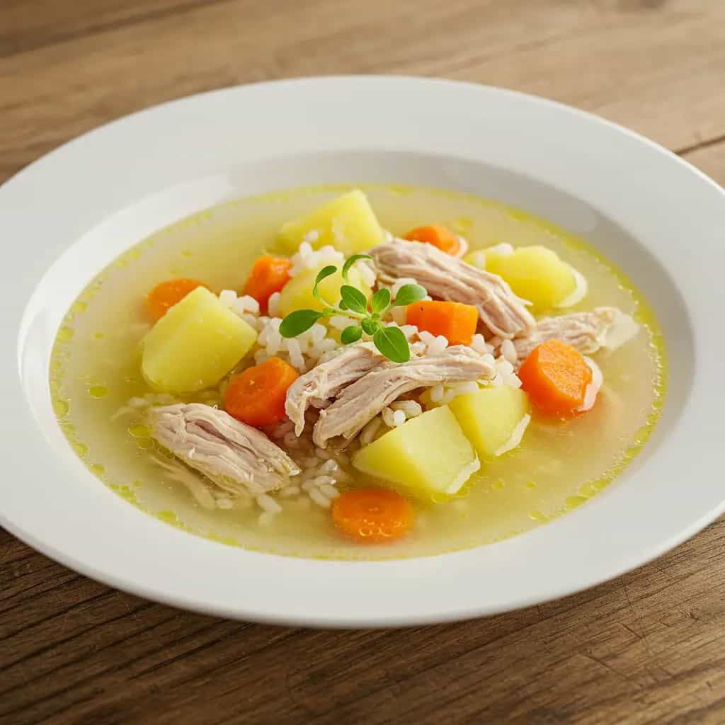 Canja de Galinha Rápida