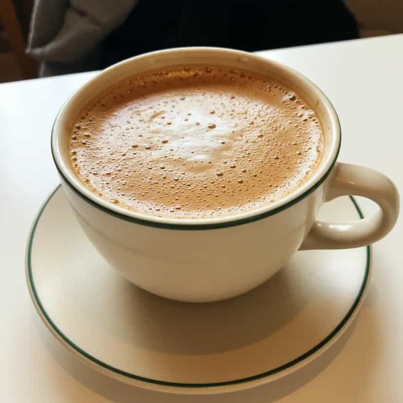 Foto deliciosa de Capuccino Cremoso Caseiro pronta para servir - Bebidas Quentes