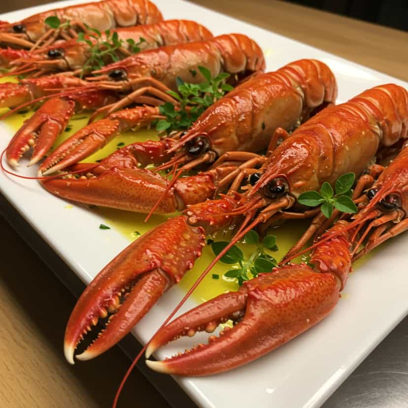 Foto deliciosa de Caranguejo ao Molho de Tomate pronta para servir - Peixes & Frutos do Mar