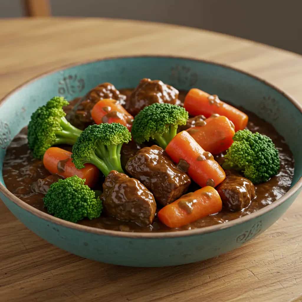 Carne ao Molho com Legumes