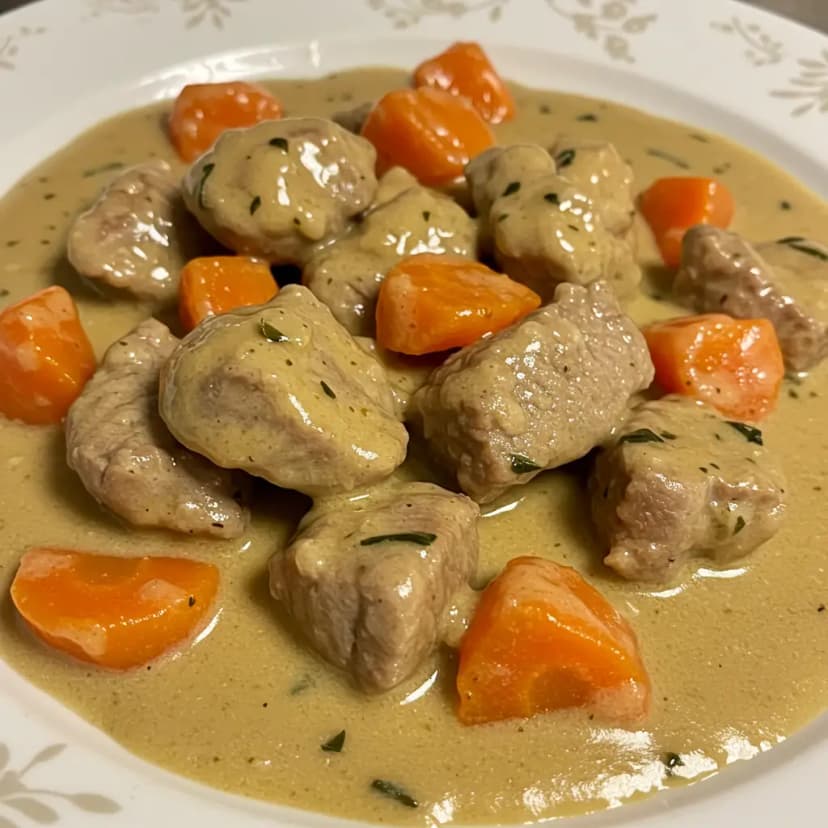 Carne ao Molho de Vinho Tinto