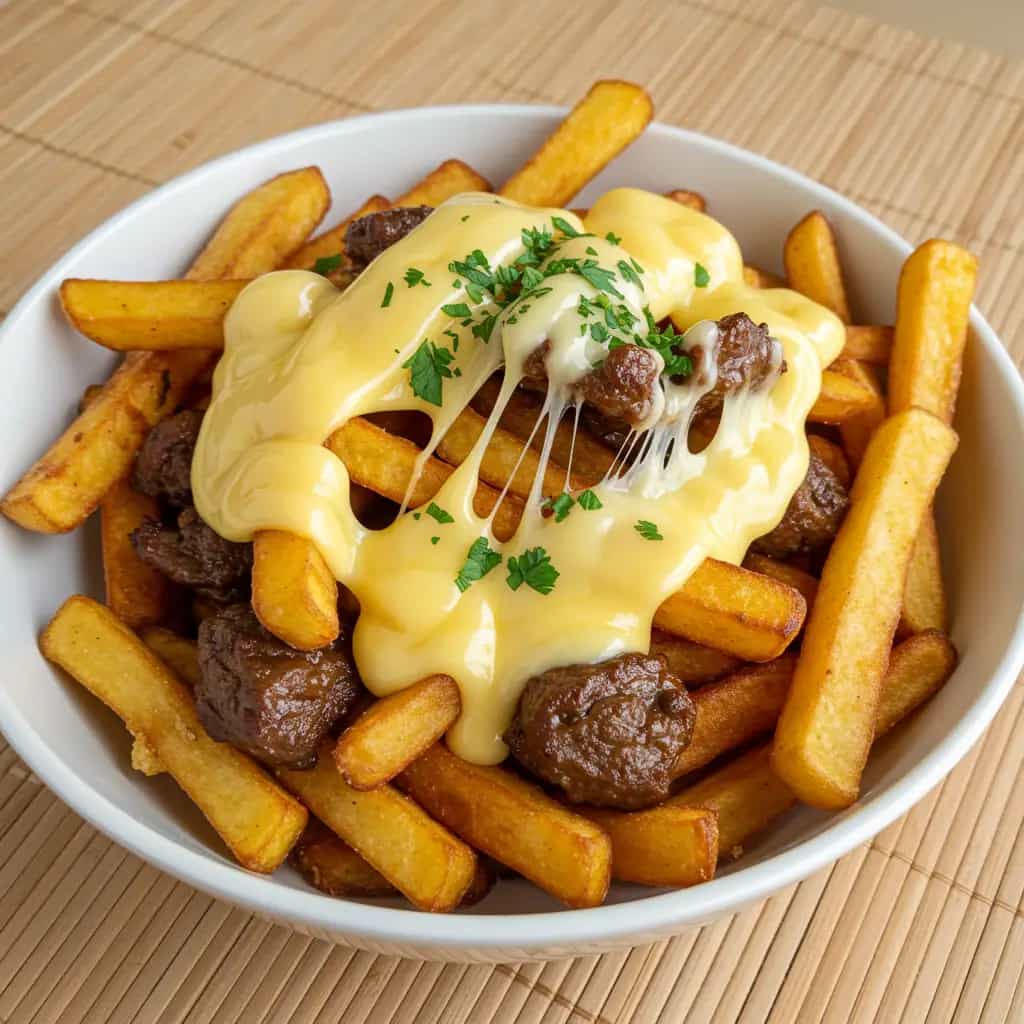 Carne com Batata e Mussarela ao Forno