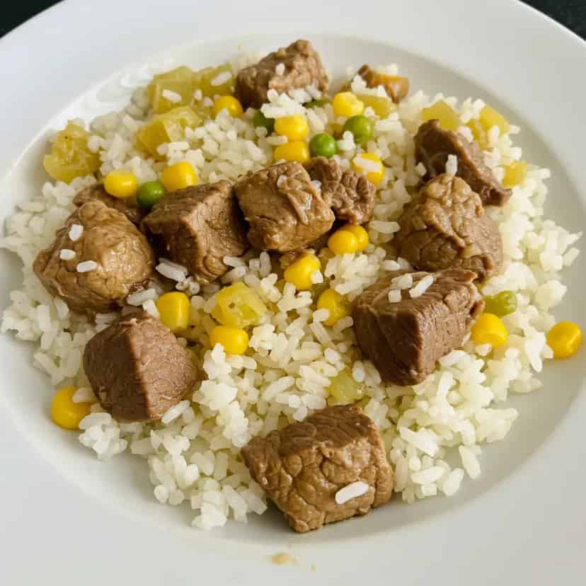 Carne de panela fácil e rápida na panela de pressão