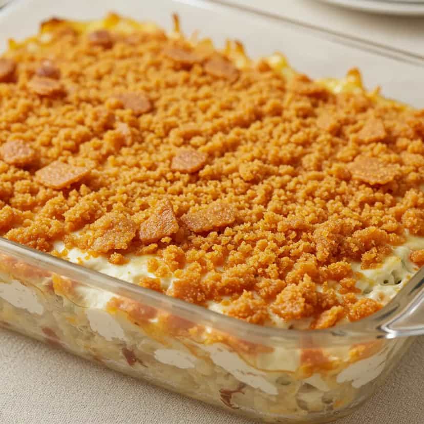 Foto deliciosa de Carne Moída ao Forno com Cream Cheese e Doritos pronta para servir - Carnes & Frango