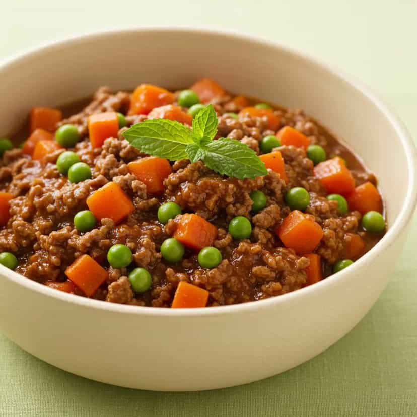 Foto deliciosa de Carne Moída ao Vinho Tinto: Receita Caseira pronta para servir - Carnes & Frango