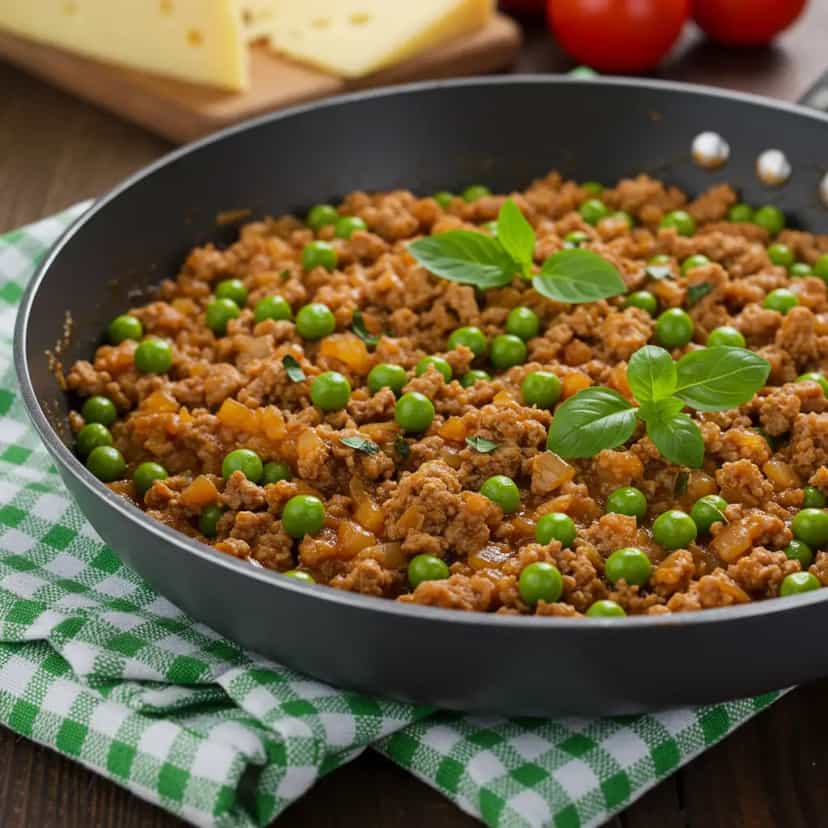 Foto deliciosa de Carne Moída Rápida no Microondas pronta para servir - No Micro-ondas