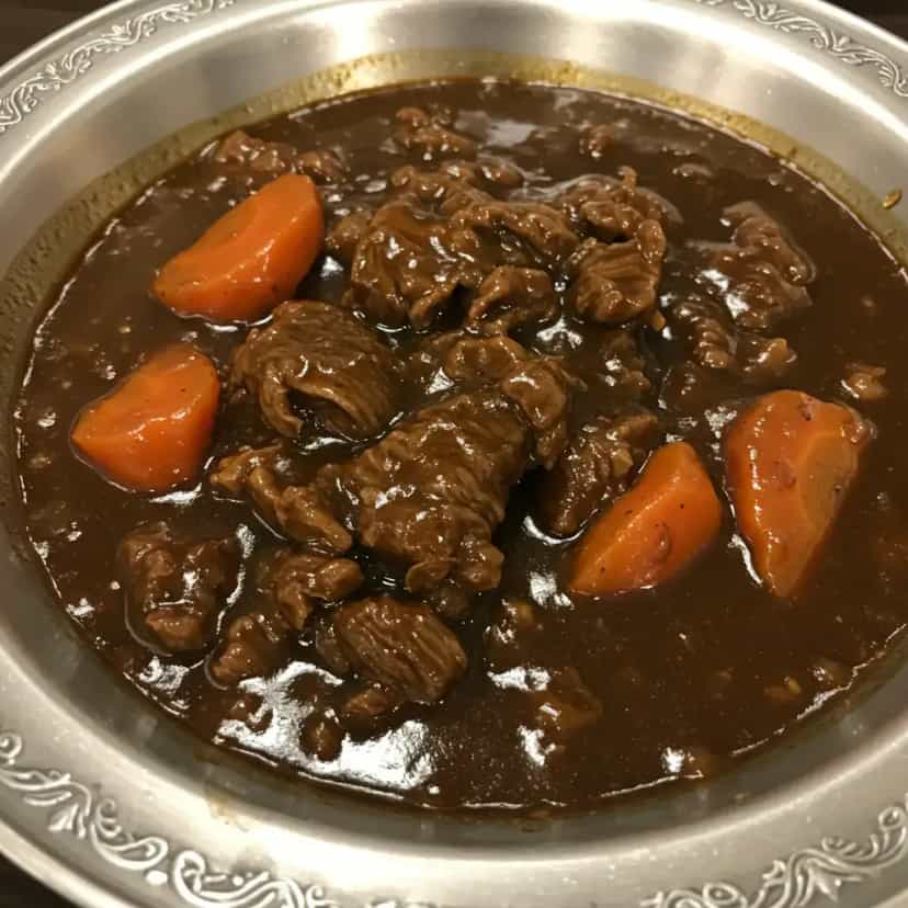 Foto deliciosa de Carne Xadrez pronta para servir - Carnes & Frango