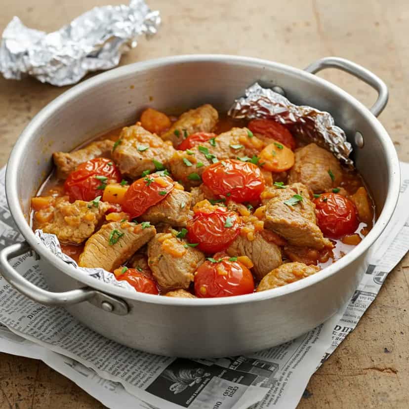 Foto deliciosa de Carneiro Assado na Terra pronta para servir - Carnes & Frango