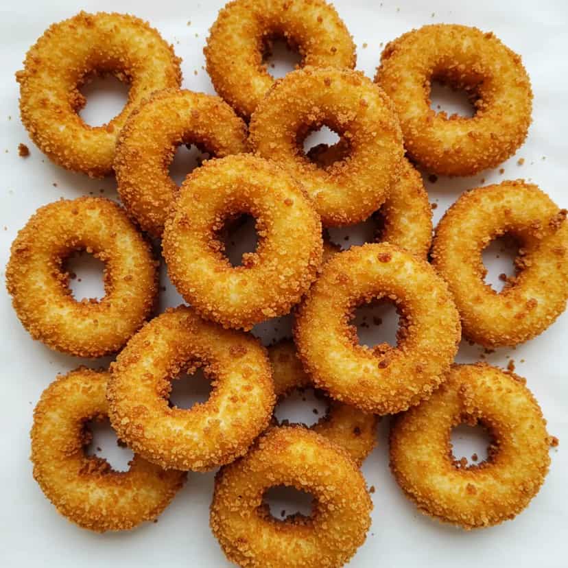 Foto deliciosa de Cebola Frita pronta para servir - Salgadinhos