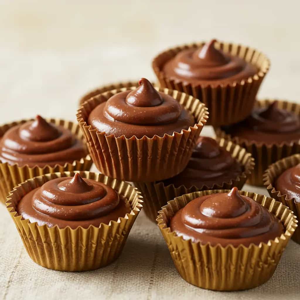 Cestinhas de Chocolate com Creme de Avelã