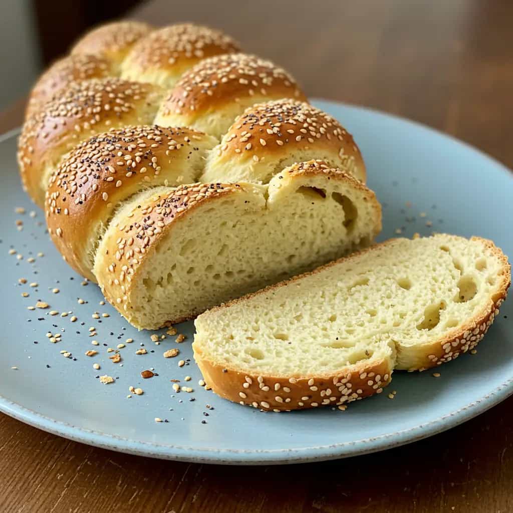 Chalá Trançado: Pão Caseiro de Gergelim
