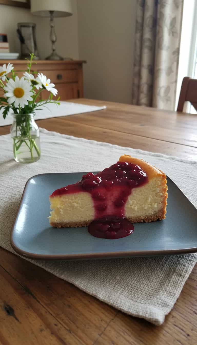 Cheesecake de Frutas Vermelhas com Ricota