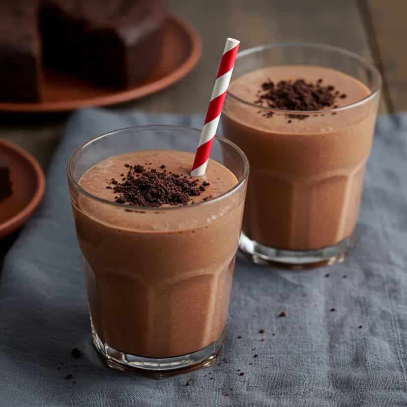Foto deliciosa de Chocolatada Cremosa pronta para servir - Bebidas Quentes
