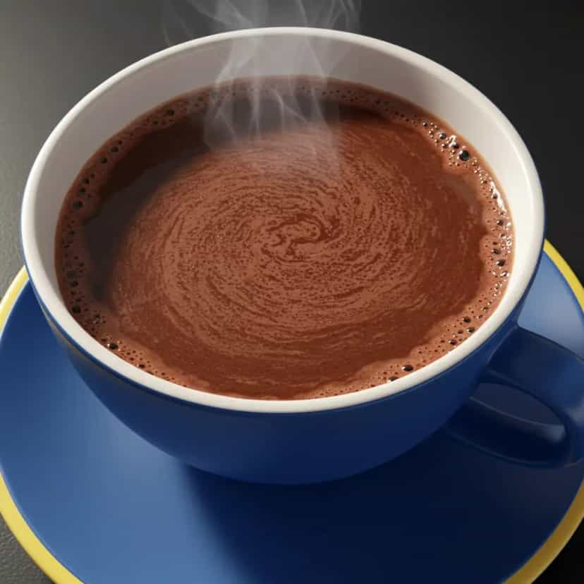 Foto deliciosa de Chocolatada Cremosa pronta para servir - Bebidas Quentes