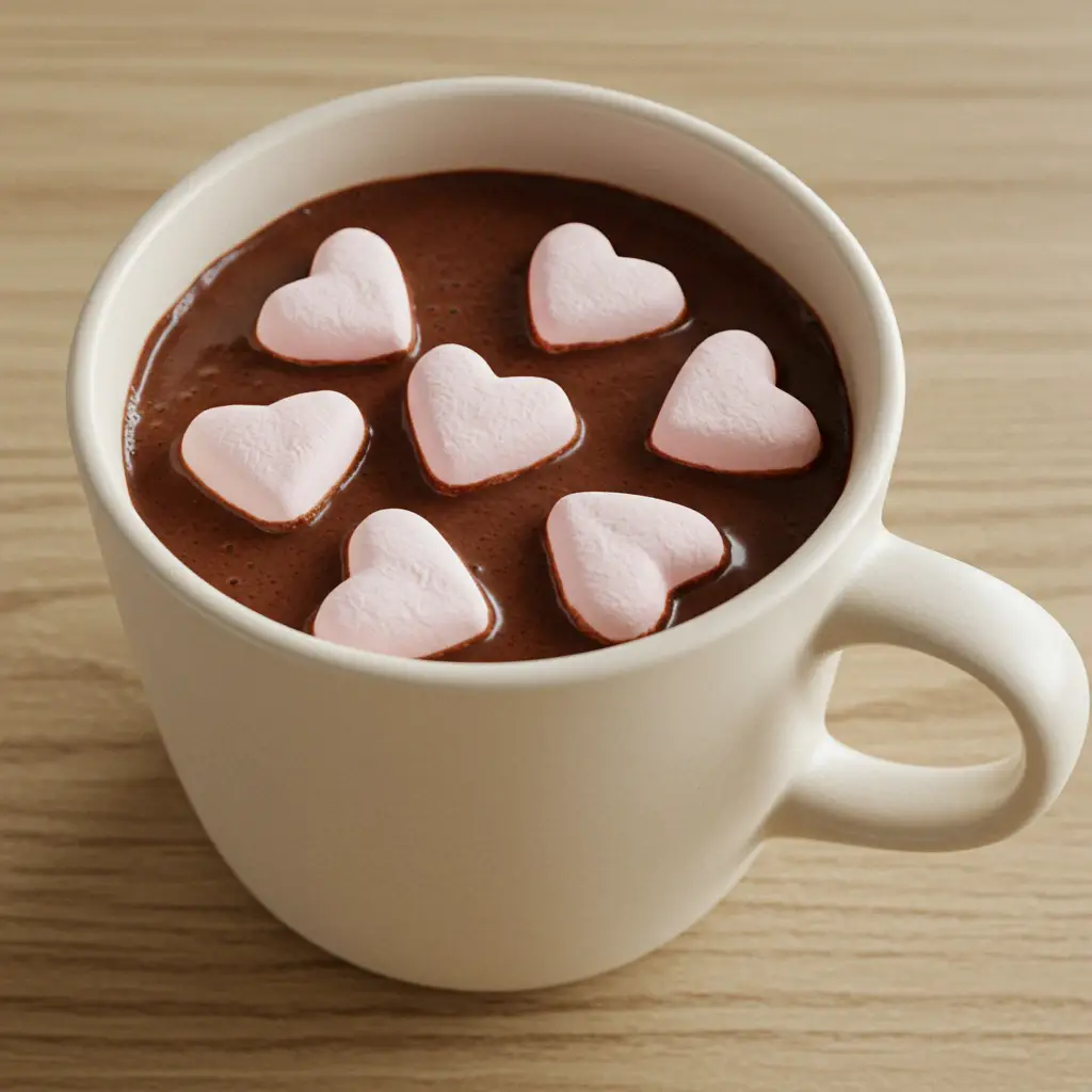 Chocolate Quente Cremoso com Marshmallow