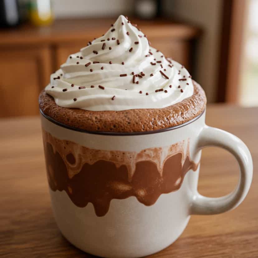 Foto deliciosa de Chocolate quente pronta para servir - Bebidas Quentes