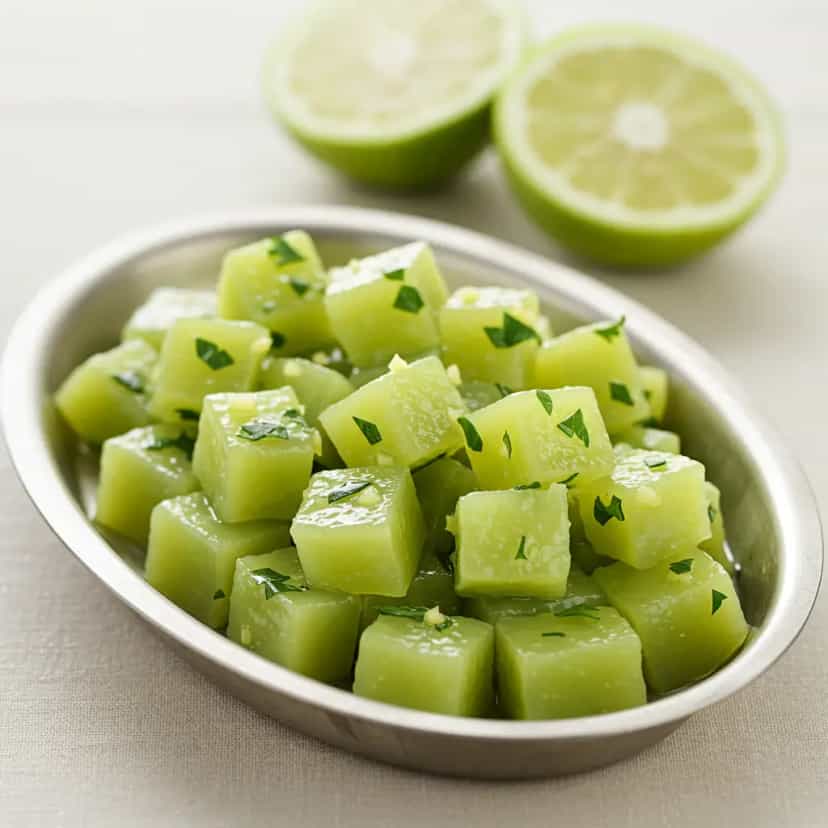 Foto deliciosa de Chuchu Refogado com Chia pronta para servir - Outras Receitas